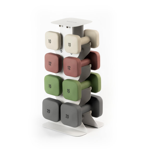 SafeGrip Dumbbells, Anti-Slip, Anti-Roll, Thick Handles, Free Weights, Square Dumbbells for Secure Workouts at Home, Weightlifting, and Personal Training