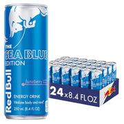 Red Bull Yellow Edition Energy Drink, Tropical, with 80mg Caffeine plus Taurine & B Vitamins, 8.4 Fl Oz, 6 Packs of 4 Cans (Pack of 24)