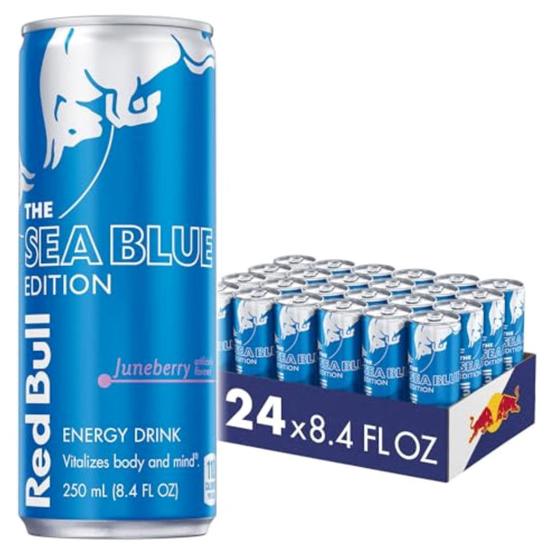 Red Bull Yellow Edition Energy Drink, Tropical, with 80mg Caffeine plus Taurine & B Vitamins, 8.4 Fl Oz, 6 Packs of 4 Cans (Pack of 24)