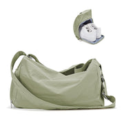 Small Gym Bag with Shoe Compartment, Workout Sport Duffle Bag for Women Travel, Waterproof Shoulder Overnight Bags Lightweight Carry on Tote Bags for Swim, Yoga, Dance