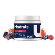 UCAN Hydrate Electrolyte Drink Mix (Pineapple, 12 Stickpacks) Sugar-Free, Keto-Friendly, Vegan, Non-GMO, Gluten-Free Electrolyte Powder with Potassium & Magnesium for Runners & Athletes