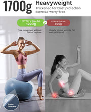 YOTTOY Anti-Burst Exercise Ball for Working Out, Yoga & Pregnancy, Extra Thick Workout Ball for Physical Therapy & Fitness