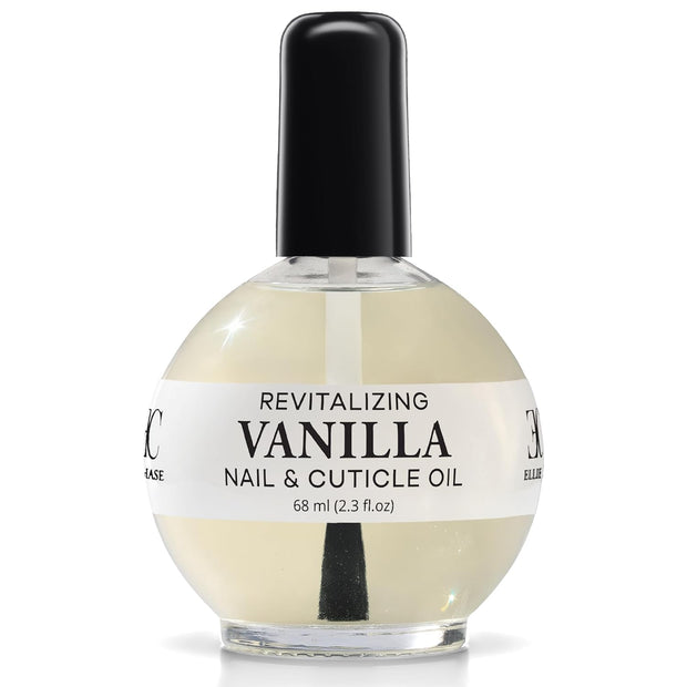 Moisturizing Cuticle & Nail Care Oil 2.3 Fl Oz - Vanilla Scented – Infused with Jojoba Oil, Aloe, Vitamin E – Nail & Cuticle Hydration, Repair, Moisturizer, Strengthener, Growth