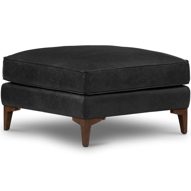 POLY & BARK Essex Sofa in Full-Grain Pure-Aniline Italian Tanned Leather in Cognac Tan