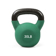 RitFit Neoprene Coated Solid Cast Iron Kettlebell 5 10 15 20 25 30 35 40 45 50 LB, Great for Full Body Workout, Cross-Training, Weight Loss & Strength Training