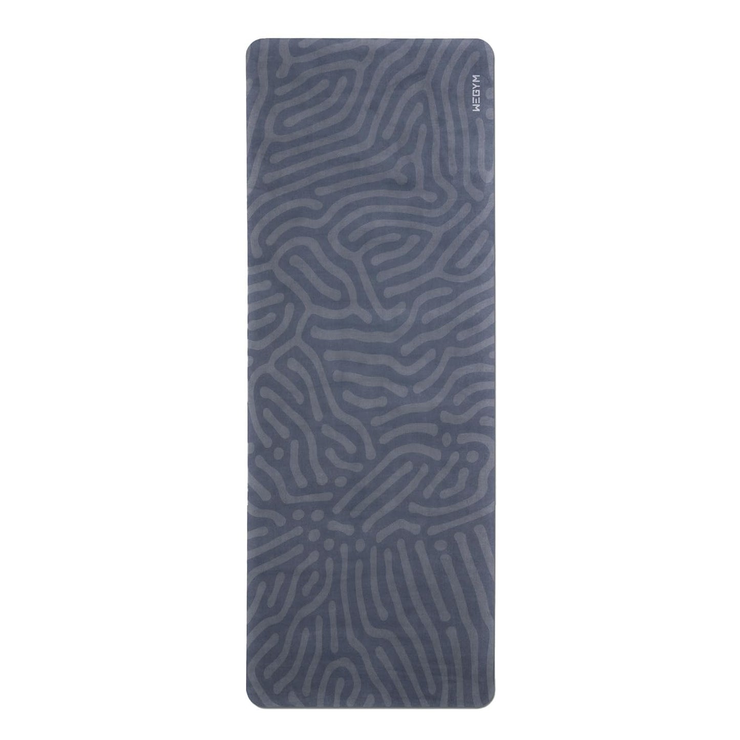 4mm Cushioned Exercise Mat for Yoga & Pilates - Anti Slip, Polyurethane with Suede Top & Carrying Strap