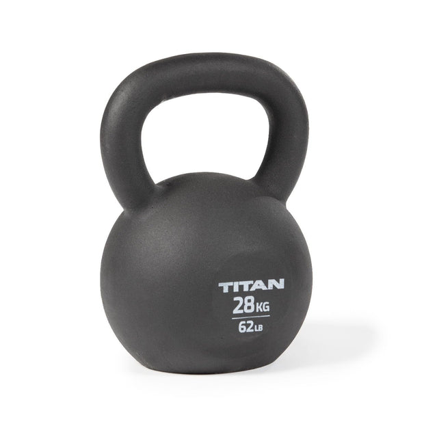 Titan Fitness Cast Iron Kettlebell, Single Piece Casting, KG and LB Markings, Full Body Workout