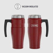 THERMOS Stainless King Vacuum-Insulated Travel Mug, 16 Ounce, Matte Stainless Steel