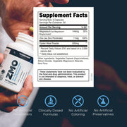 Transparent Labs ZMO - Muscle Builder for Men & Women with Zinc, Magnesium Glycinate, & Oyster Powder for Muscle Recovery - 60 Count