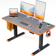 SIAGO Electric Standing Desk Adjustable - 48 x 24 Inch Sit Stand up Desk with Cable Management - 3 Memory Preset Adjustable Height Table
