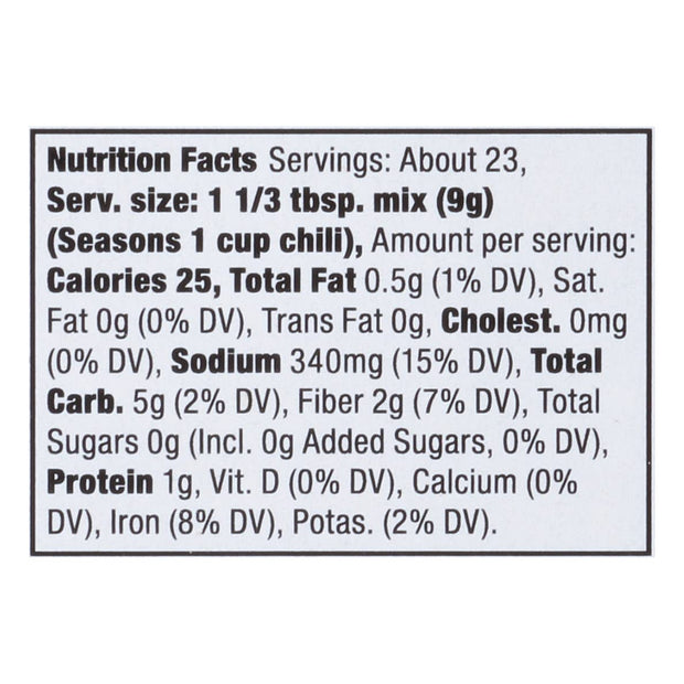 McCormick Original Chili Seasoning Mix, 22 oz