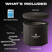 The Ice Pod – Portable Ice Bath for Recovery & Wellness – Collapsible Design with Thermal Lid – For Athletes & Everyday Cold Plungers - The Pod Company
