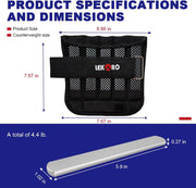 Wrist Arm Weights, Adjustable Wrist Weights, Removable Wrist Ankle Weights for Men Women, for Fitness, Walking, Jogging, Workout, Running, 1Pair 2 Pack