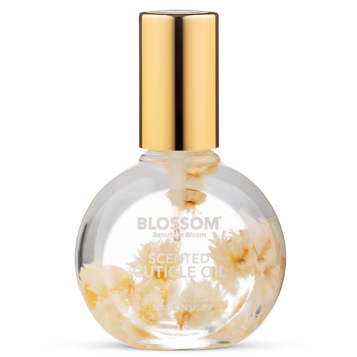 Blossom Cuticle Oil for Nails, Hydrating, Moisturizing, Scented Nail Oil Cuticle Care, Infused with Real Flowers, Made in USA, 0.5 fl. oz, Rose