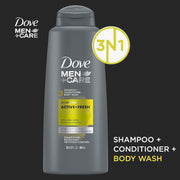 Men+Care Sport+Care 3 in 1 Shampoo Active+Fresh 20.4 fl oz