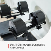 Nuobell Adjustable Dumbbell Stand and Rack. Perfect for Nuobell Adjustable Dumbbell Set. Safe, Convenient and Prevents Accidents. This is a Nuobell Dumbbells 80lb Rack / Stand Only, No Weights Included.