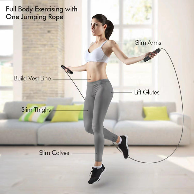 Jump Rope,Adjustable Jumping Rope,Tangle Free Fast Ball Bearings Skipping Ropes,Suitable for Men, Women, and Kids,Fitness,Workout and Slimming at Home,School.