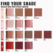 Oulac Beige Lipsticks for Women, Pale Nude Matte Lip Base, Full Coverage Lip Color, Satin Matte Finish, Cream Texture, Hydrating, Infused with Hyaluronic Acid, Vegan & Clean Beauty 4g SG01 Bare