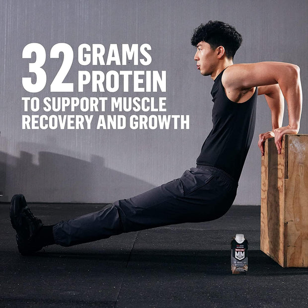 Muscle Milk Pro Series Protein Shake, Knockout Chocolate, 4 Count