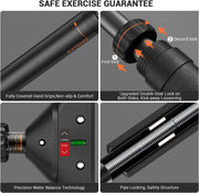 Sportneer Pull Up Bar: Strength Training Chin up Bar without Screws - Adjustable 29.5''-37'' Width Locking Mechanism Pull-up Bar for Doorway - Max Load 440lbs for Home Gym Upper Body Workout, Non-slip