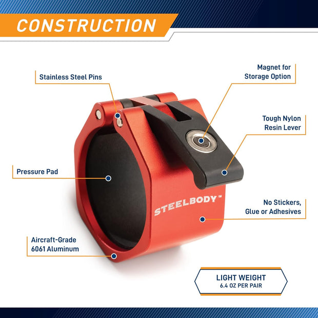 Steelbody Olympic Barbell Lock Jaw Collars