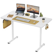 Simple Deluxe Electric Standing Desk, Standing Desk Adjustable Height, 24x40 Inches Sit Stand up Desk, Ergonomic Rising Computer Table with Memory Preset, Rustic Brown