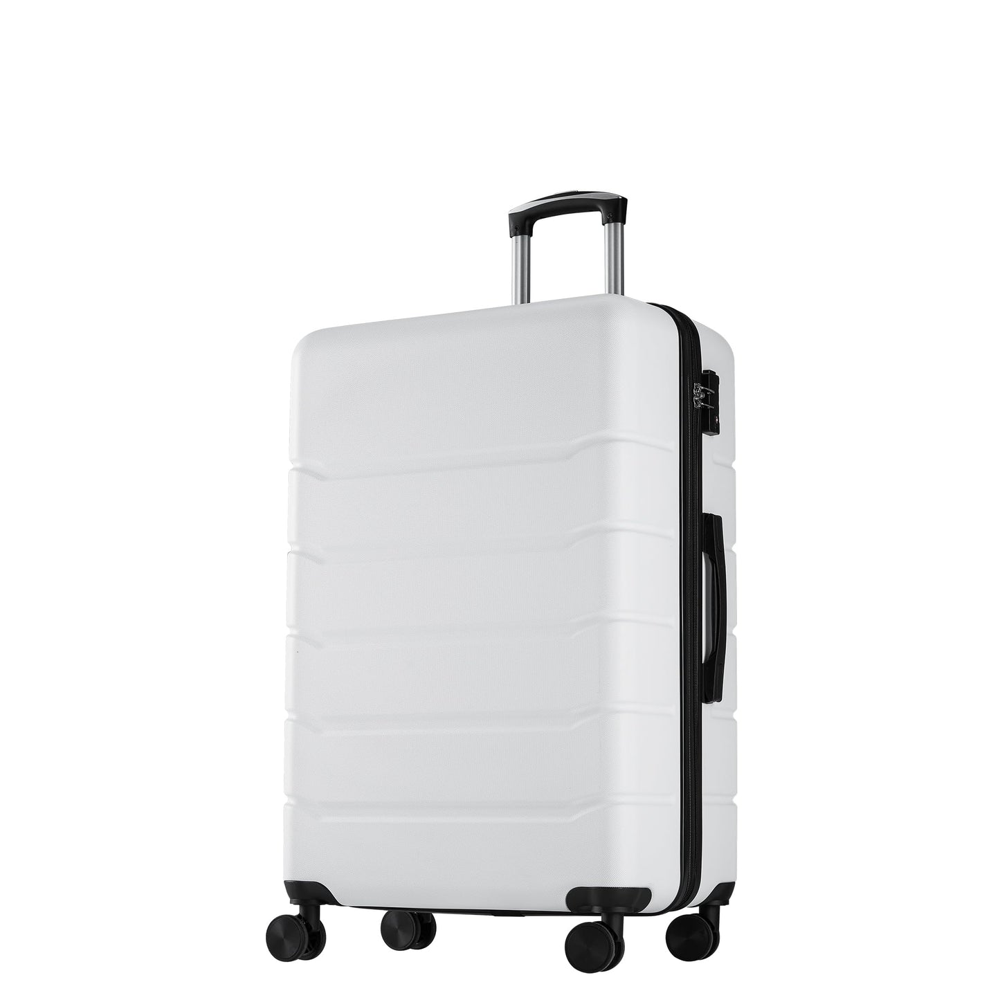 OLIXIS 3-Piece Luggage Set, 20/24/28 Inch Hardside Suitcases with Spinner Wheels, Lightweight ABS Hard Shell Travel Luggage, TSA Approved Lock, Expandable Carry-On & Checked Luggage–Blue