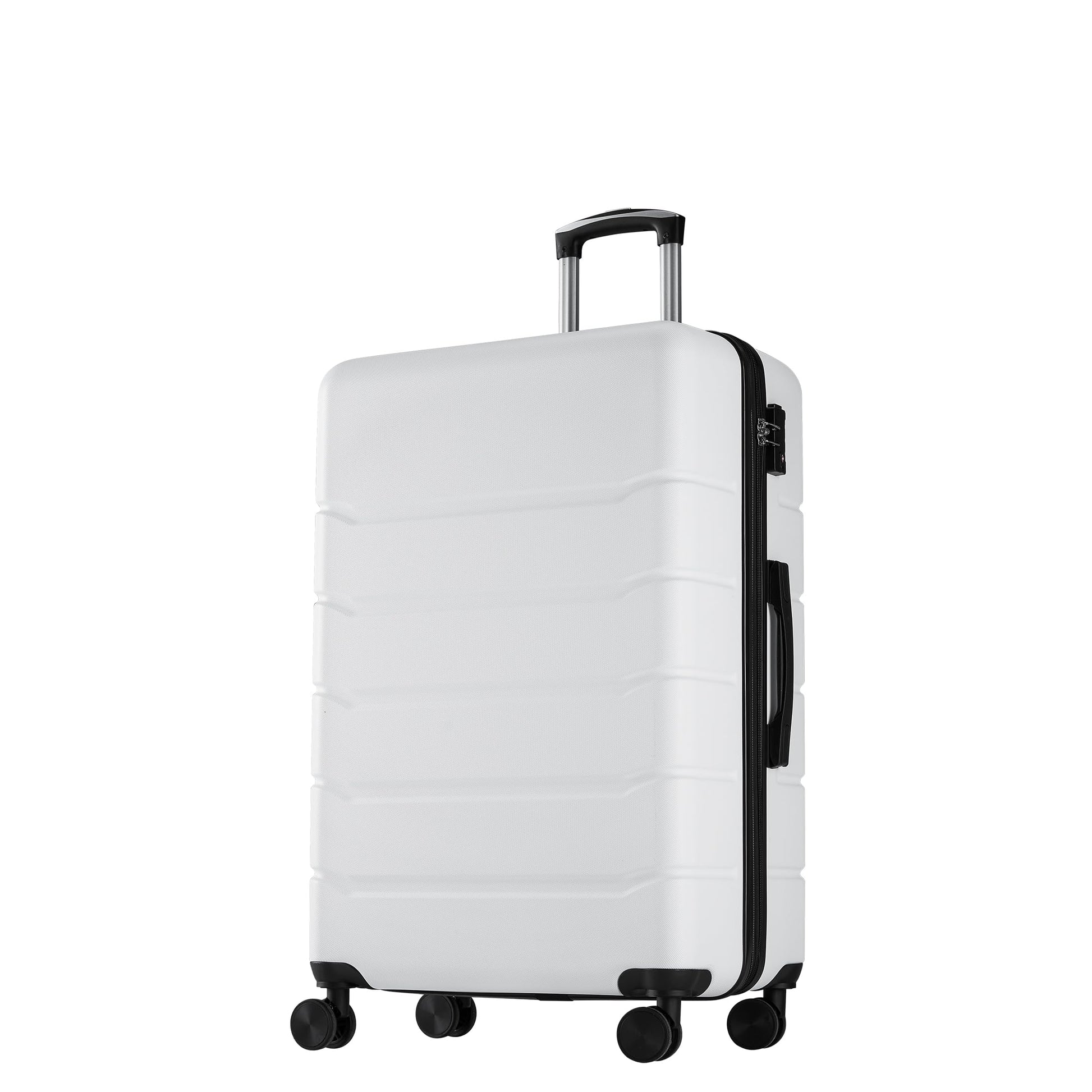 OLIXIS 3-Piece Luggage Set, 20/24/28 Inch Hardside Suitcases with Spinner Wheels, Lightweight ABS Hard Shell Travel Luggage, TSA Approved Lock, Expandable Carry-On & Checked Luggage–Blue