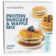 Wonderslim Protein Pancake & Waffle Mix, Original, Low Sugar & Low Calorie (7ct)