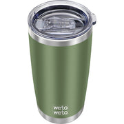 WETOWETO 20oz Tumbler, Stainless Steel Vacuum Insulated Coffee Travel Mug, Double Wall Powder Coated Insulated Coffee Mug Travel Mug with Lid Thermal Cup for Outdoor (Navy Blue, 1 Pack)