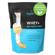 LEGION Whey+ Protein Whey Isolate from Grass Fed Cows - Whey Protein Isolate Powder Low Calorie, Non-GMO, Sugar Free, Lactose and Gluten Free, All Natural Protein Powder for Men & Women 30 Servings