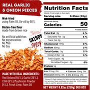 MaeMai Chili Crisp (MEDIUM HOT Spice) - Non-Oily Chili Crisp Topper, Rice Seasoning, Ramen Topper, Furikake, Umami Onion & Garlic Flakes | 4.41oz (125g) Resealable Bottle