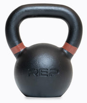 REP Fitness Single Kettlebells 5lb to 50lb Range, Cast Iron, Strength Training, Adjustable Weight, Power Workout Equipment, Home Gym, Free Weights, Dumbbell Alternative, Exercise, Men, Women