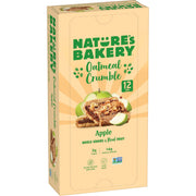 Nature's Bakery Oatmeal Crumble Bars, Strawberry, Real Fruit, Vegan, Non-GMO, Breakfast Bar, 7 Boxes With 12 Bars, 84 Count