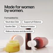 Medicine Mama's Apothecary Vmagic Gentle Feminine Wash pH Balanced to Cleanse and Rejuvenate Intimate Skin with Chamomile, Collagen, Vitamin E and Sage – Hormone Free — 4 oz