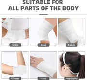 OK TAPE Pre Wrap Tape (4-Rolls) - Athletic Foam Underwrap for Sports, Protect for Ankles Wrists Hands and Knees, 2.75 Inches x 30 Yards - Black/Pink/Beige/White