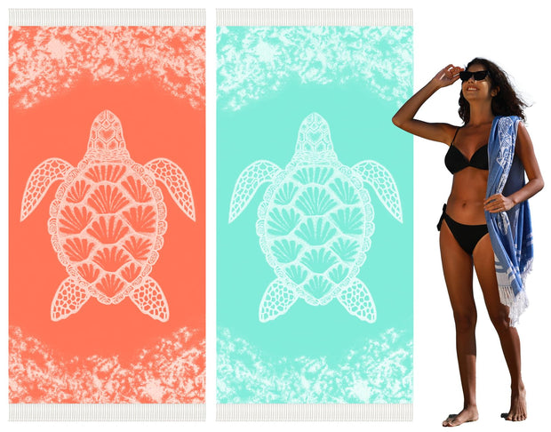 Thin Turkish Beach Towel Quick Dry Absorbent Cotton Lightweight Bath Pool Towels Extra Large Oversized Sand Free Beach Stuff Cloud Adults Gift