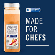 McCormick Culinary Seasoning, Korean BBQ Gochujang Style, No MSG Added, Gluten Free, For Culinary & Professional Kitchens, 24.5 oz