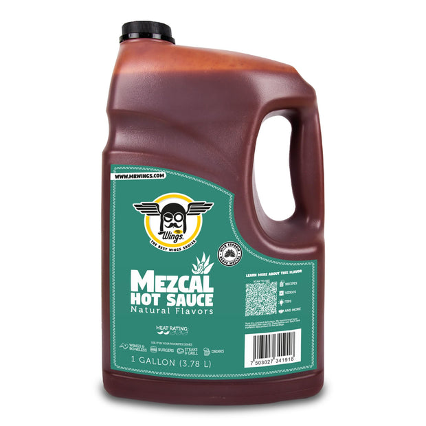 Mr Wings Chipotle Pepper & Orange Mild Sauce 1 Gallon (128 Fl Oz). Authentic consistent chili sauce, ideal for cooking pork and chicken. Big sauce bulk.