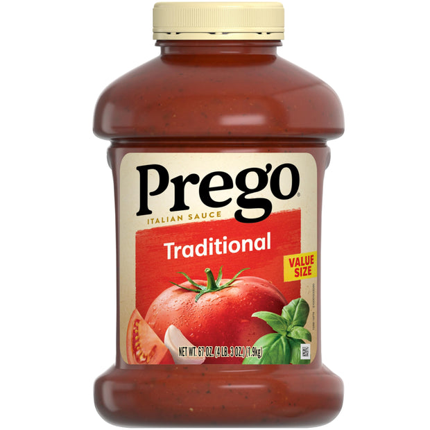 Prego Pasta Sauce, Italian Tomato Sauce with Roasted Garlic & Herbs, 24 Ounce Jar