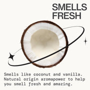 Pacifica Deodorant Wipes - Coconut Milk Underarm & Full Body Deodorant Wipes - Removes Sweat & Oil - Aluminum-Free - Natural Feminine Odor Control Clean Vegan & Cruelty-Free Dermatologist Tested