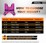 Weighted Vest Woman, 6lb/8lb/12lb/16lb/20lb, Adjustable Women Weighted Vest for Walking, Strength Training, Running, Fitness, Muscle Building, Black