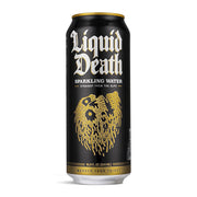 Liquid Death Sparkling Mountain Water, 16.9 oz Tallboys (12-Pack)