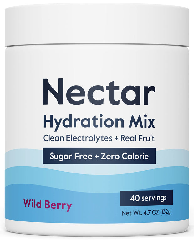 Nectar Hydration Packets - Electrolytes Powder Packets - Sugar Free & 0 Calorie - Organic Fruit Liquid Daily IV Hydrate Packets for Dehydration Relief and Rehydration (Variety 30 Pack)
