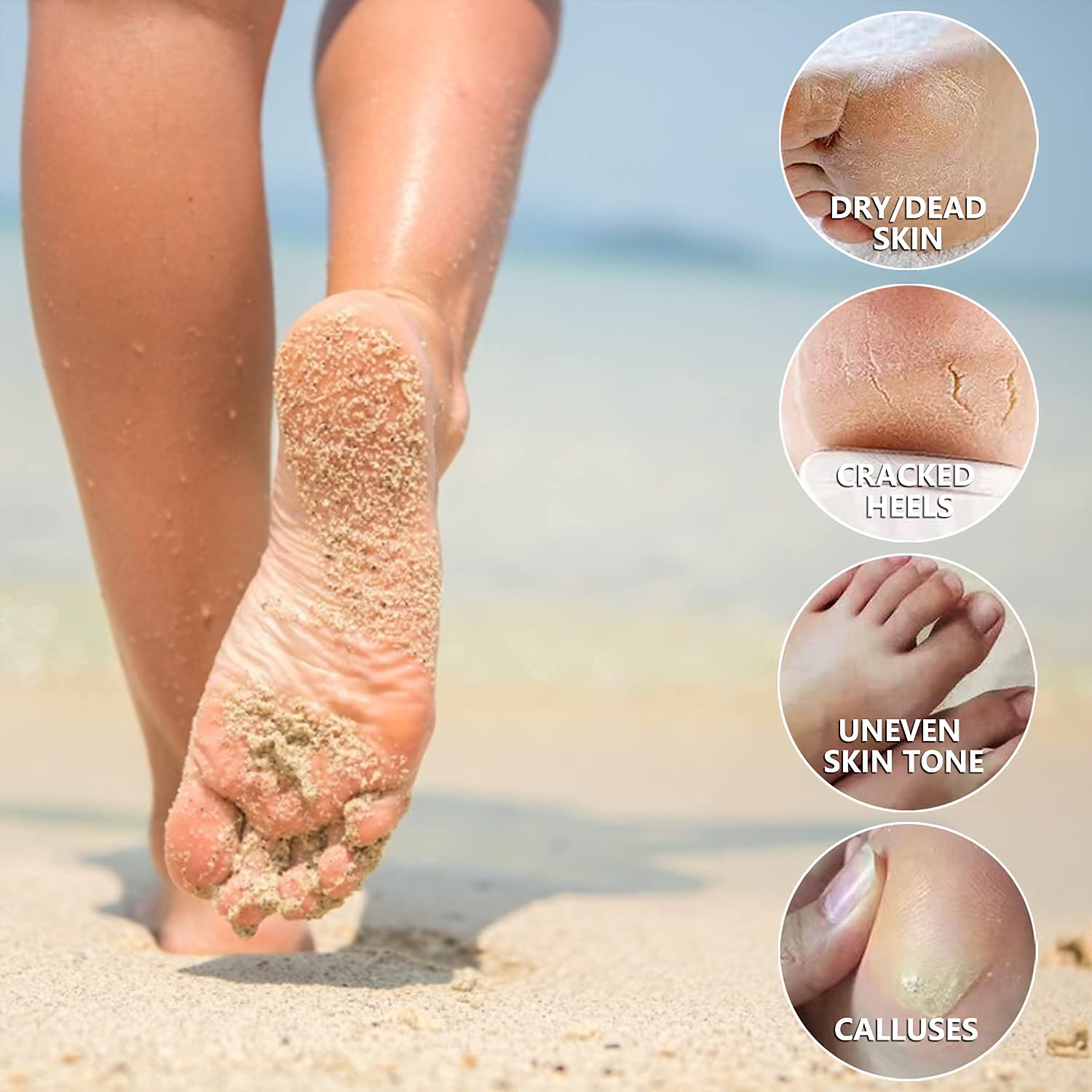 5 Pack Foot Peeling Mask,Exfoliator Peel Off Calluses Dead Skin Callus Remover,Foot Mask for Dry Cracked Feet,Foot Peel Masks for Men and Women Feet Peeling Mask for Fathers Day Gift for Husband