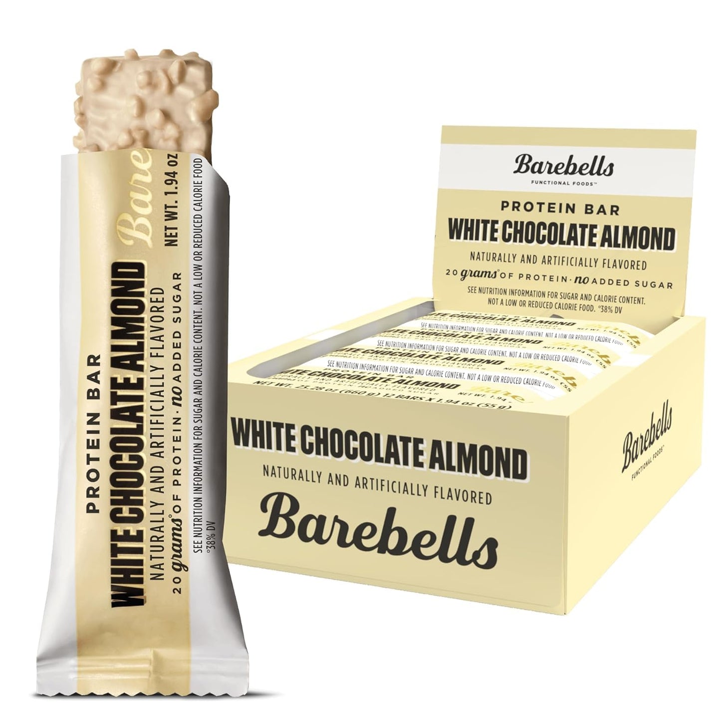 Barebells Protein Bars Variety Pack - 12 Count, 1.9oz Bars - Protein Snacks with 20g of High Protein - Chocolate Protein Bar with 1g of Total Sugars - Perfect on The Go Protein Snack & Breakfast Bars