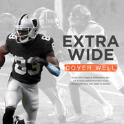 OK TAPE Turf Tape Football, Extra Wide Kinesiology Tape, Protects Arm from Turf Burn, Waterproof, Flexible, Super Sticky, White Athletic Tape (4 Inch x 30 Feet)