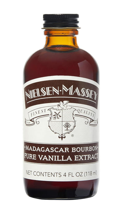 Nielsen-Massey Madagascar Bourbon Pure Vanilla Extract for Baking and Cooking, 4 Ounce Bottle