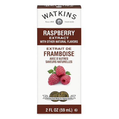 Watkins Raspberry Extract with Other Natural Flavors, 2 oz. Bottles, Pack of 6 (Packaging May Vary)