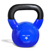 Yes4All 5-100 LB Kettlebells Vinyl Coated Cast Iron for Dumbbell Weights Exercises, Gym, Fitness, Full Body Workout Equipment Push up, Grip and Strength Training